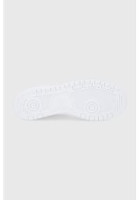 Asics Buty skórzane Skycourt kolor biały. Nosek buta: okrągły. Zapięcie: sznurówki. Kolor: biały. Materiał: skóra. Sport: bieganie