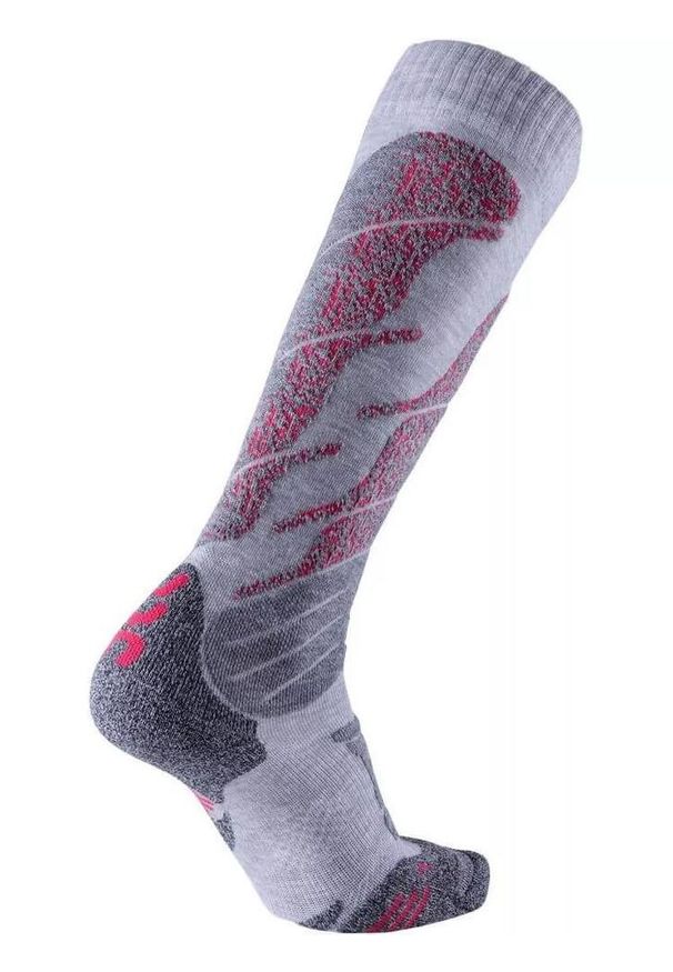 Skarpety narciarskie damskie UYN All Mountain Ski Socks. Kolor: szary. Sport: narciarstwo
