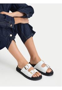 MEXX Klapki EO-MX/021C-HY Biały. Kolor: biały. Materiał: skóra #1