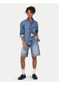 only - ONLY Bermudy Mate 15340976 Niebieski Baggy Fit. Kolor: niebieski. Materiał: bawełna #2
