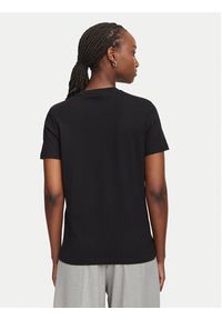 Karl Lagerfeld - KARL LAGERFELD T-Shirt B2W17094 Czarny Regular Fit. Typ kołnierza: dekolt w karo. Kolor: czarny. Materiał: bawełna #4