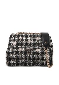Guess Torebka Everlee HWTB86 79210 Czarny. Kolor: czarny