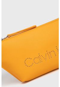 Calvin Klein nerka kolor pomarańczowy. Kolor: pomarańczowy
