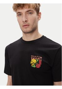 Volcom T-Shirt Tooflow A3512551 Czarny Classic Fit. Kolor: czarny. Materiał: bawełna #3