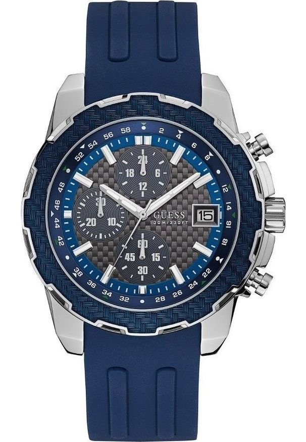 Zegarek Guess Zegarek męski Guess W1047G2 niebieski. Kolor: niebieski