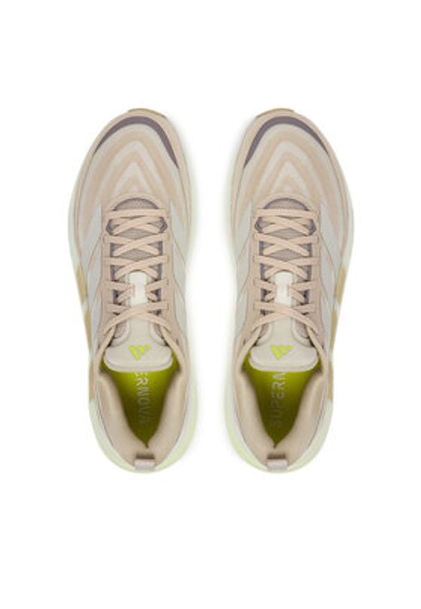 Adidas - adidas Buty do biegania Supernova Glide M KJ8659 Beżowy. Kolor: beżowy. Materiał: materiał