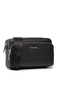 Calvin Klein Torebka Ck Must Camera Bag W/Pck K60K608410 Czarny. Kolor: czarny. Materiał: skórzane #6