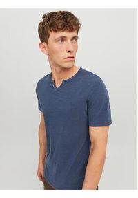 Jack & Jones - Jack&Jones T-Shirt Split 12164972 Granatowy Standard Fit. Kolor: niebieski. Materiał: bawełna #7