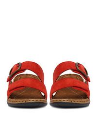 Go Soft Klapki CEO-WI23-4773-09 Czerwony. Kolor: czerwony. Materiał: skóra, zamsz #7