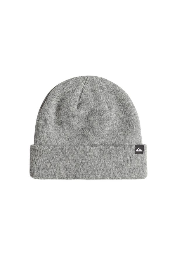 Quiksilver - Czapka z mankietem dla Mężczyzn ROUTINE Czarny. Kolor: szary. Materiał: wełna, nylon, akryl, materiał. Wzór: haft