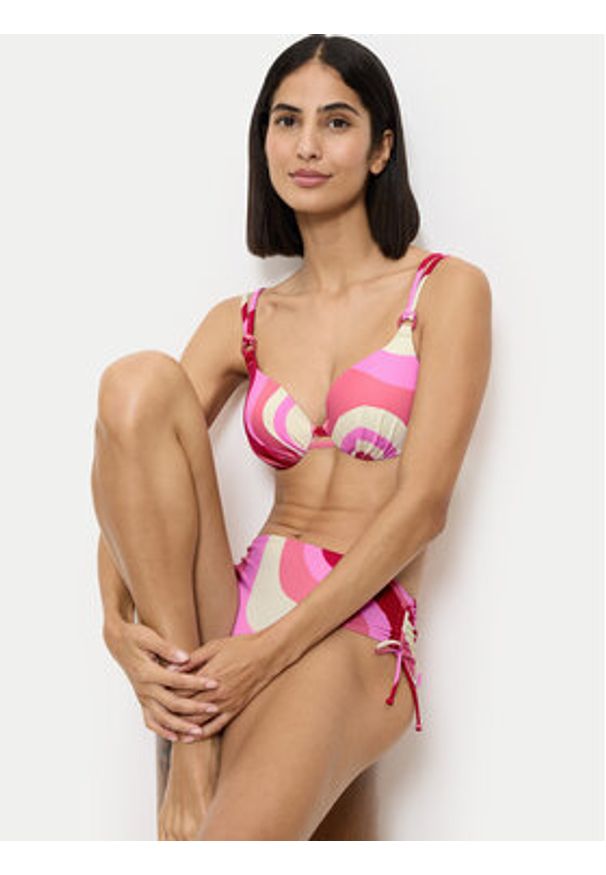 Triumph Góra od bikini Summer Mix & Match 10214530 Różowy. Kolor: różowy. Materiał: syntetyk