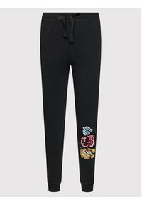 Blugirl Blumarine Spodnie dresowe RH1080-F0847 Czarny Regular Fit. Kolor: czarny. Materiał: bawełna #3