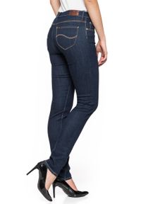 Lee - SPODNIE DAMSKIE LEE JADE SOLID BLUE L331HAKT. Wzór: jednolity #4
