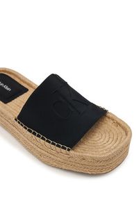 Calvin Klein Espadryle Ebeth HW0HW02894 Czarny. Kolor: czarny. Materiał: materiał #6