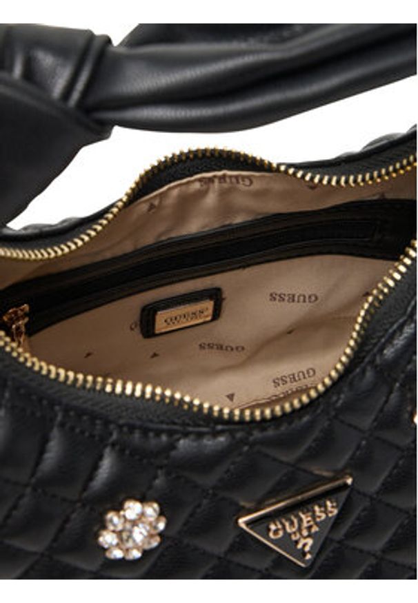 Guess Torebka HWEG86 79010 Czarny. Kolor: czarny. Materiał: skórzane