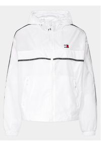Tommy Jeans Wiatrówka Chicago DW0DW17753 Biały Regular Fit. Kolor: biały. Materiał: syntetyk