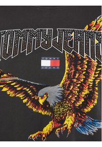 Tommy Jeans Bluza Vintage Eagle DW0DW16415 Czarny Cropped Fit. Kolor: czarny. Materiał: syntetyk. Styl: vintage #7