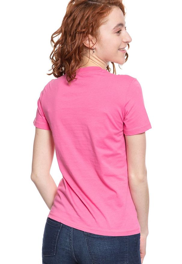 Lee - LEE T SHIRT DAMSKI SUNSET TEE CHROME PINK L42XEPNE 112109515