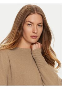 ViCOLO Sweter 77034S Beżowy Regular Fit. Kolor: beżowy. Materiał: kaszmir