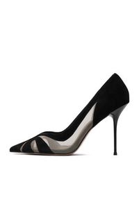 Eva Minge Szpilki EO-YARA-LT2019-7 Czarny. Kolor: czarny. Materiał: materiał. Obcas: na szpilce #7