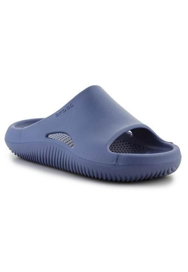 Klapki unisex Crocs Mellow Recovery. Kolor: niebieski. Materiał: materiał, syntetyk