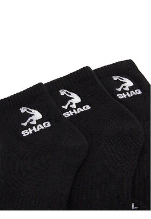 Shaq Skarpety krótkie AS_SHQ_H_001Z_SS25 (3-PACK) Czarny. Kolor: czarny. Materiał: bawełna, materiał