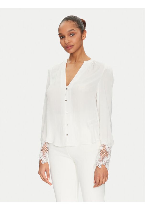 Morgan Bluzka 242-CSPELL Biały Regular Fit. Kolor: biały. Materiał: syntetyk