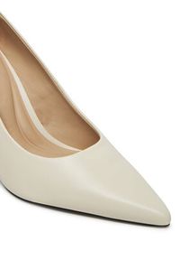 Calvin Klein Szpilki Pump 90 Pointy Hw Bar Lth HW0HW02527 Beżowy. Kolor: beżowy. Materiał: skóra. Obcas: na szpilce #4