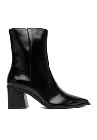 Jenny - JENNY Botki CEO-LS6344-01 Czarny. Kolor: czarny. Materiał: materiał, syntetyk