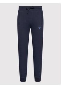 Guess Spodnie dresowe Z2YB22 KAIJ1 Granatowy Regular Fit. Kolor: niebieski. Materiał: bawełna, dresówka #3