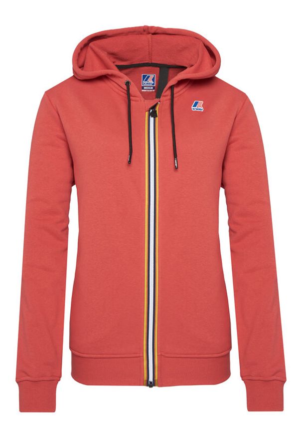 K-Way Bluza Arnel K4115ZW Czerwony Regular Fit. Kolor: czerwony. Materiał: bawełna