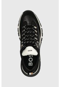 BOSS sneakersy Chester kolor czarny 50503969. Nosek buta: okrągły. Zapięcie: sznurówki. Kolor: czarny. Materiał: guma #3