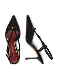 Eva Minge Szpilki EO-MARY-01 Czarny. Kolor: czarny. Materiał: zamsz, skóra. Obcas: na szpilce #8