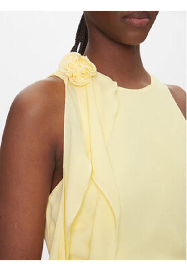 BARDOT - Bardot Sukienka koktajlowa 59046DB Żółty Regular Fit. Kolor: żółty. Materiał: syntetyk. Styl: wizytowy