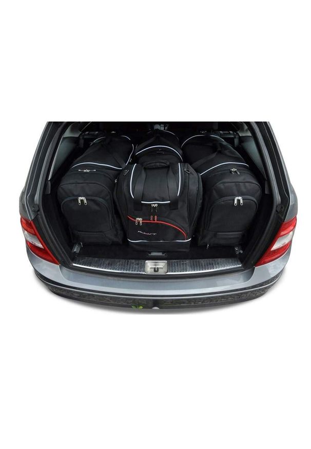 KJUST - Torby Do Bagażnika Mercedes-Benz C Kombi 2006-2014 4Szt Kjust. Kolor: czarny. Styl: sportowy
