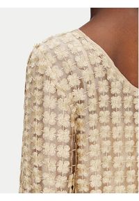 Bruuns Bazaar Sukienka koktajlowa Yva BBW4530 Złoty Regular Fit. Kolor: złoty. Materiał: syntetyk. Styl: wizytowy #5