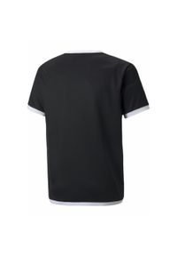 Koszulka dla dzieci Puma teamLIGA Jersey Junior. Kolor: biały, wielokolorowy, czarny. Materiał: jersey