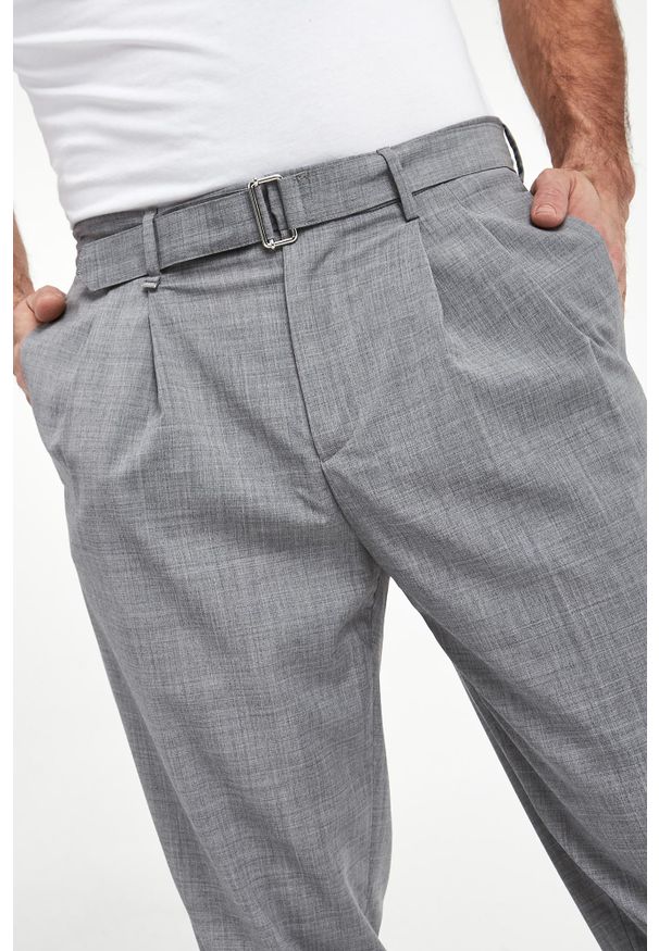 Liu Jo - Spodnie męskie wełniane LIU JO. Materiał: wełna