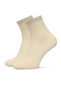 TOMMY HILFIGER - Tommy Hilfiger Skarpety krótkie 373001001 Beżowy. Kolor: beżowy. Materiał: bawełna #5