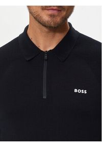 BOSS - Boss Sweter Momentum 50520604 Granatowy Regular Fit. Kolor: niebieski. Materiał: bawełna #2