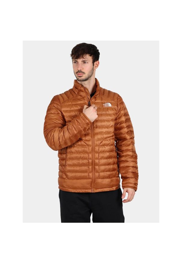 Kurtka Męska The North Face Huila Synthetic. Kolor: żółty, pomarańczowy, wielokolorowy. Sport: turystyka piesza