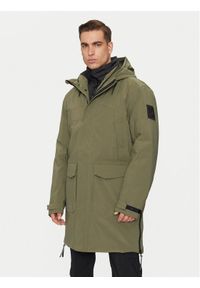 Halti Płaszcz zimowy Bergga 065-0426 Zielony Relaxed Fit. Kolor: zielony. Materiał: syntetyk. Sezon: zima
