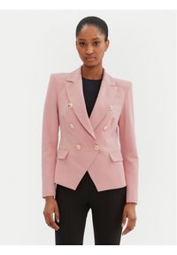 Rinascimento Marynarka CFC0122865003 Różowy Regular Fit. Kolor: różowy. Materiał: syntetyk #1