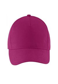 SOL'S - Buzz 5 Panel Baseball Cap. Kolor: różowy