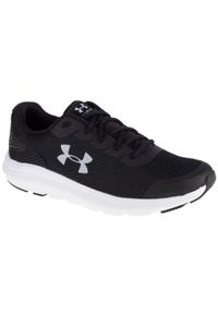 Buty do biegania męskie Under Armour Surge 2. Zapięcie: sznurówki. Kolor: czarny. Materiał: tkanina, materiał, syntetyk. Szerokość cholewki: normalna
