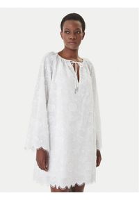 MICHAEL Michael Kors Sukienka letnia MS680R0KPX Biały Relaxed Fit. Kolor: biały. Materiał: bawełna. Sezon: lato #1