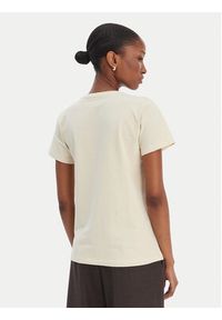 Guess Jeans T-Shirt W4YI10 J1314 Beżowy Regular Fit. Kolor: beżowy. Materiał: bawełna #5