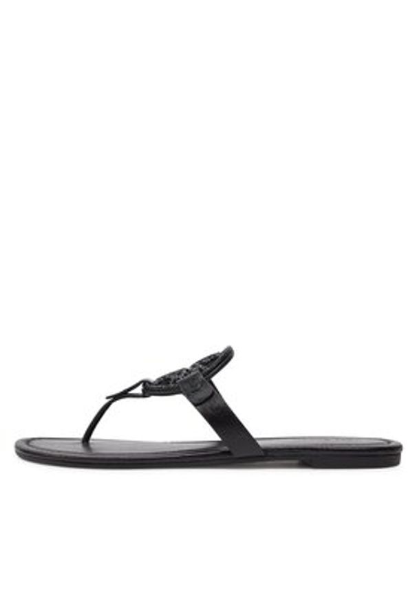 Tory Burch Japonki 145945 Czarny. Kolor: czarny. Materiał: skóra