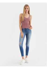 JDY Top Nanna 15180497 Różowy Slim Fit. Kolor: różowy #10