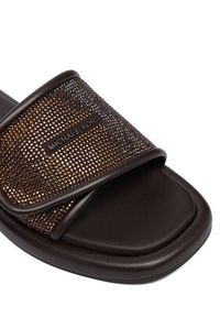 MICHAEL Michael Kors Klapki 40F5SKFA3S Brązowy. Kolor: brązowy. Materiał: skóra #5